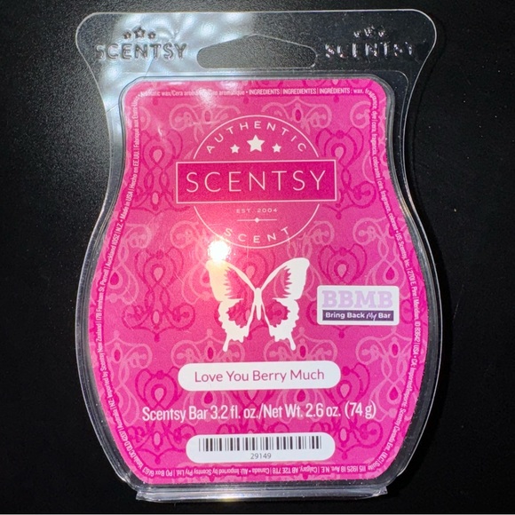 Scentsy Love You Berry Much Wax Bar - Picture 2 of 5